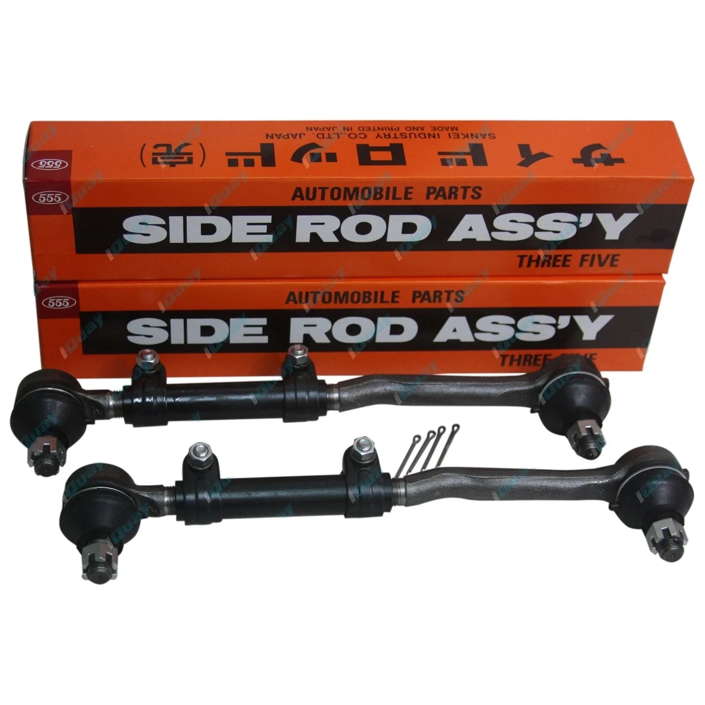 2 Side Rods (Inner + Outer Tie Rod Ends for Hilux 4Runner Surf IFS 4x4 85~05