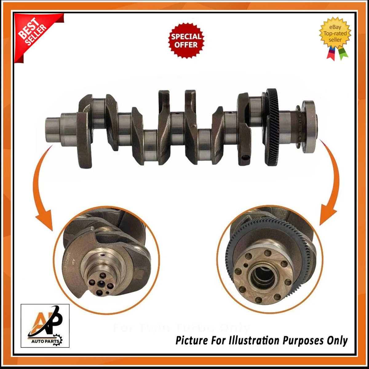 Crankshaft Replacement for Land Rover Range Rover Velar (2017–2020)