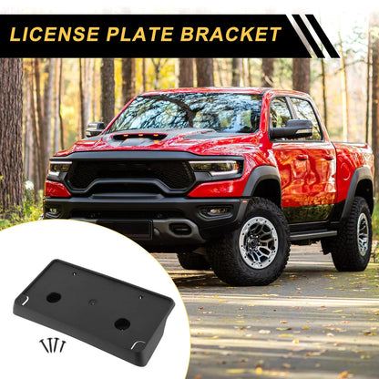 Front Bumper License Plate Bracket Holder for Dodge Ram 1500 (2013-2019)
