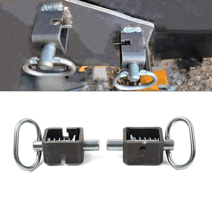 5/8" Weld-On Spring Latch Lock Assembly for Utility Steel Spring Trailer Gate