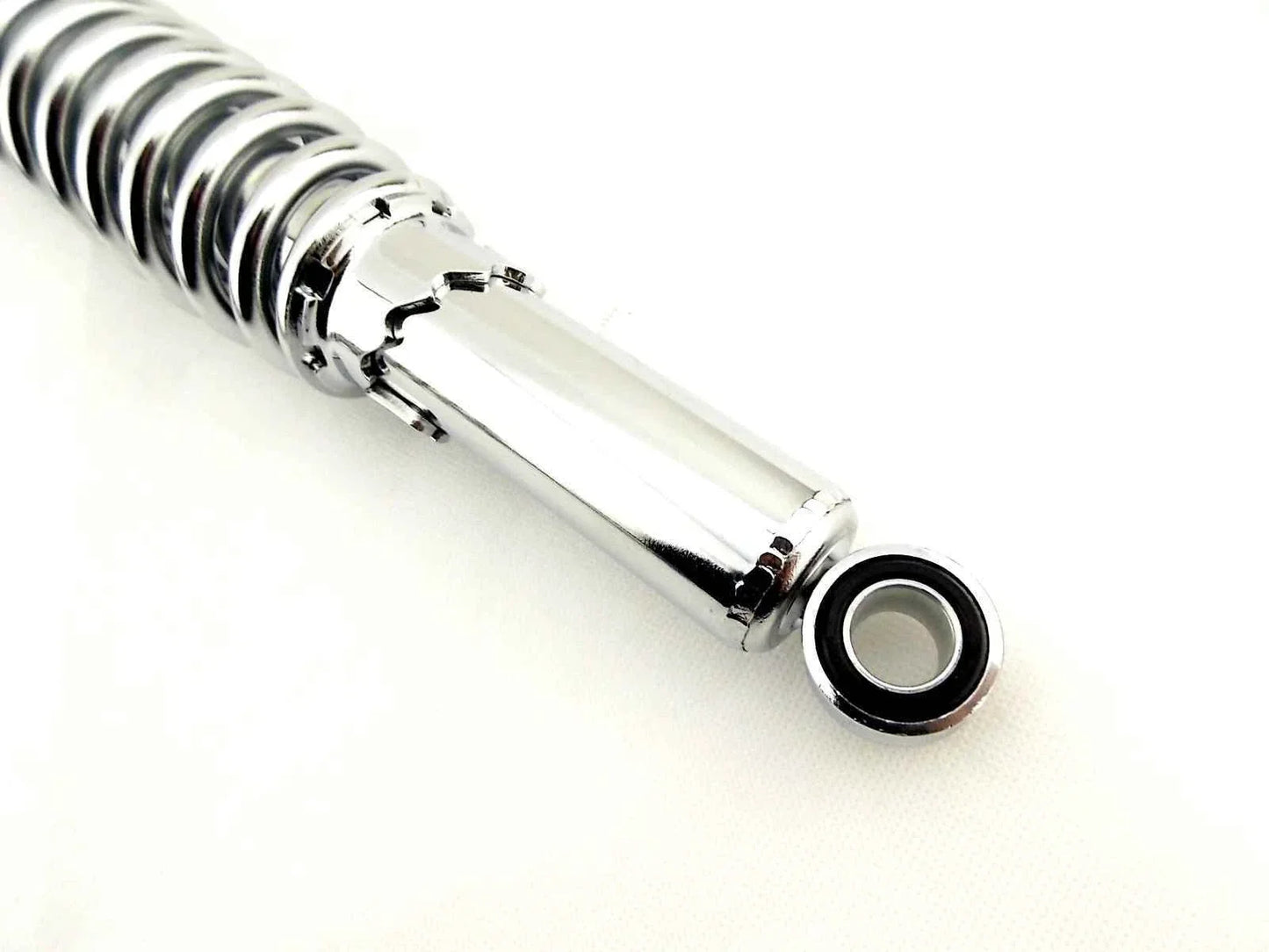 365mm JBS Chrome Rear Shock Absorbers for Suzuki TS400 (1971-1979)