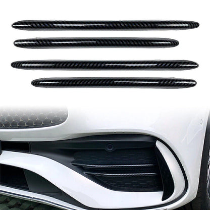 4pcs Front Bumper Splitter Fins Spoiler Canards for Mercedes C-Class (2015-2021)