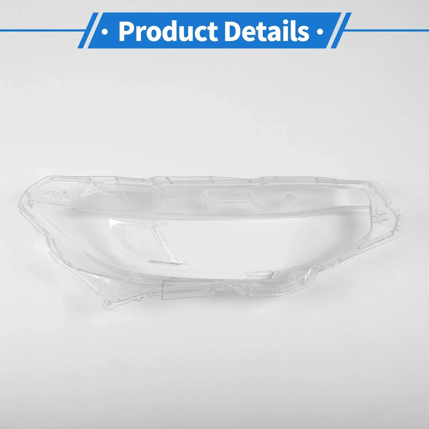 Car Front Left Headlight Lens Cover for Honda Civic (2016-2018)