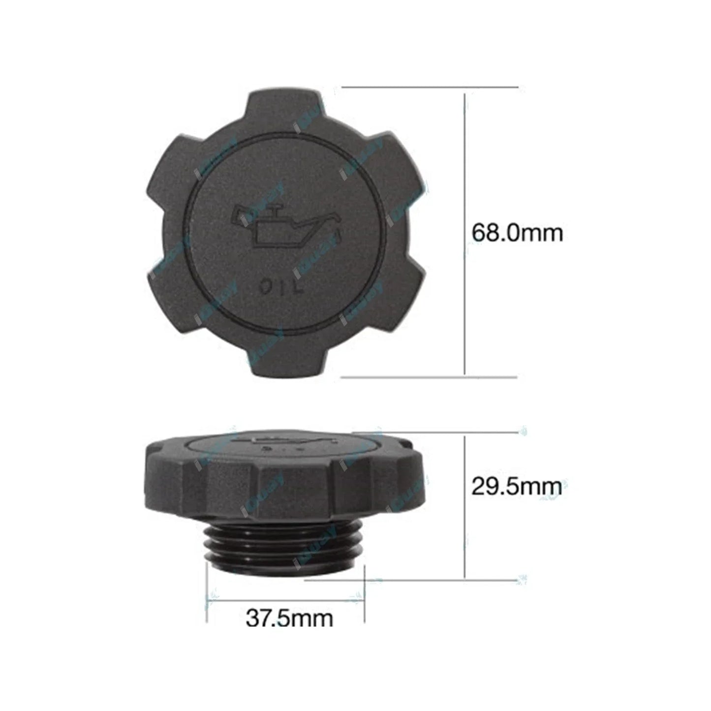 Oil Filler Cap for Toyota 4Runner Hilux Surf KZN185 3.0L 1KZ-TE Engine 1995~00