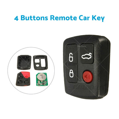 433MHz 4 Button Remote Key for Ford Territory SX XR6 XR8 Falcon (2004-2016)