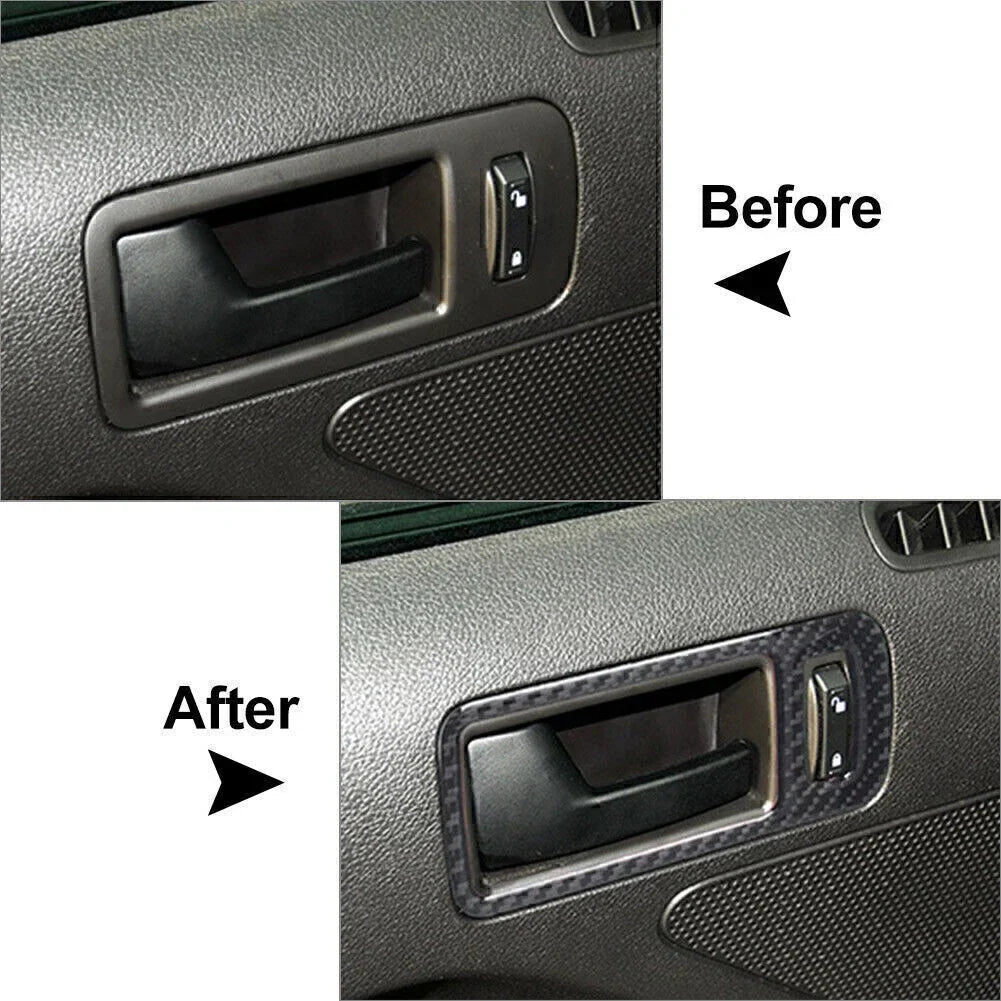 Interior Door Handle Bowl Trim Covers for Ford Mustang (2009-2013)