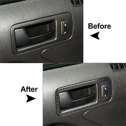 Interior Door Handle Bowl Trim Covers for Ford Mustang (2009-2013)