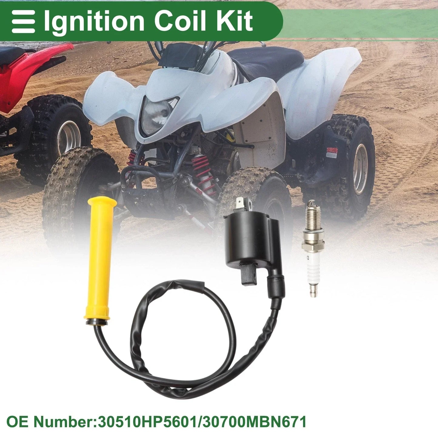 Ignition Coil for Honda ATV TRX420FPA 2009-2013 (2 x Coils)