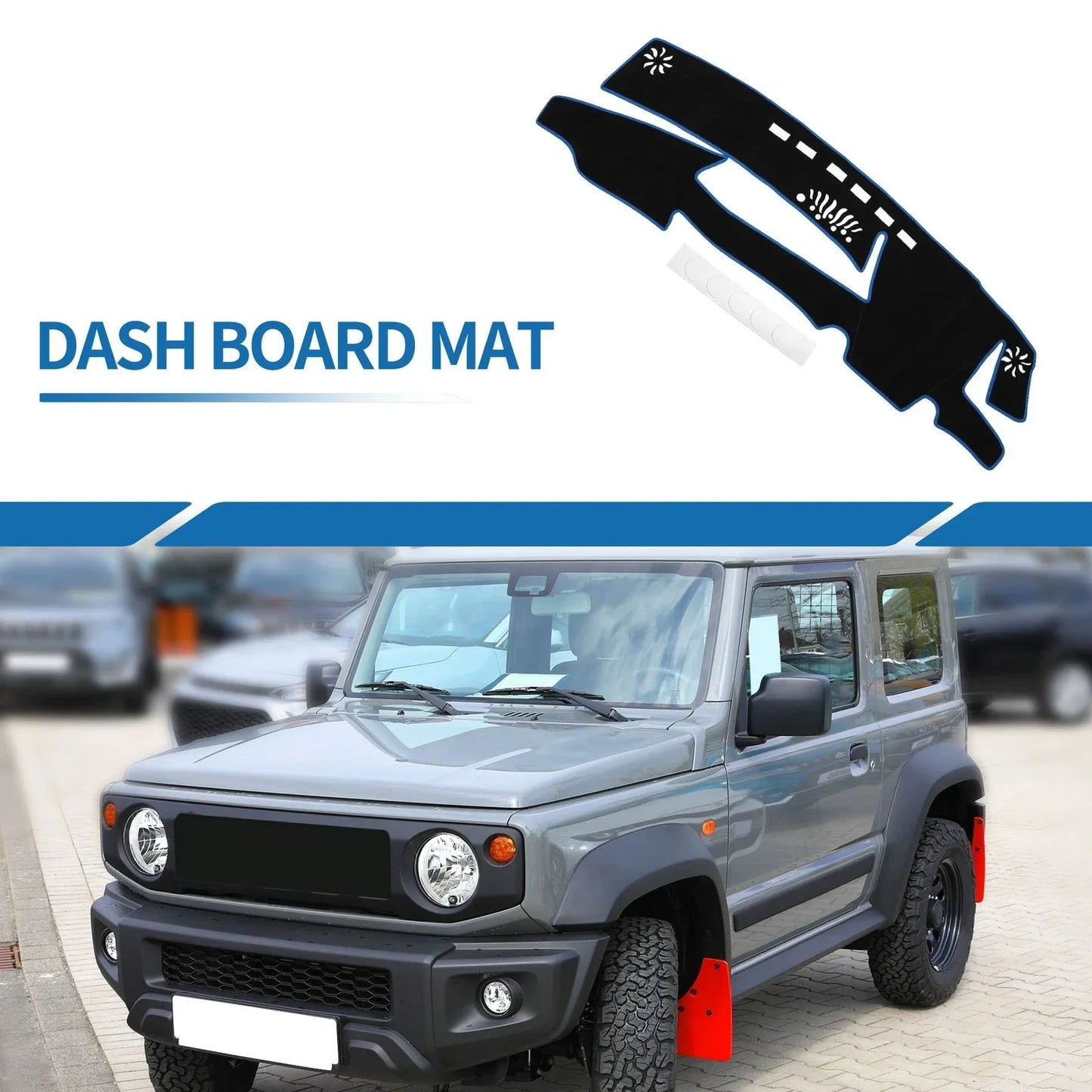 Dashboard Cover Mat for Lexus ES 300h 2021-2023 Sun Protector Pad Black Blue
