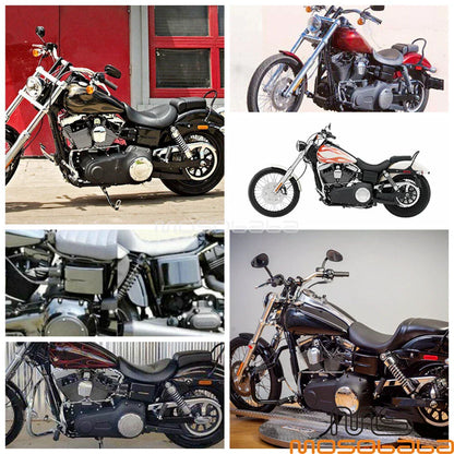 Motorcycle Side Battery Cover for Harley Dyna LowRider Streetbob Fatbob (2006-2023)