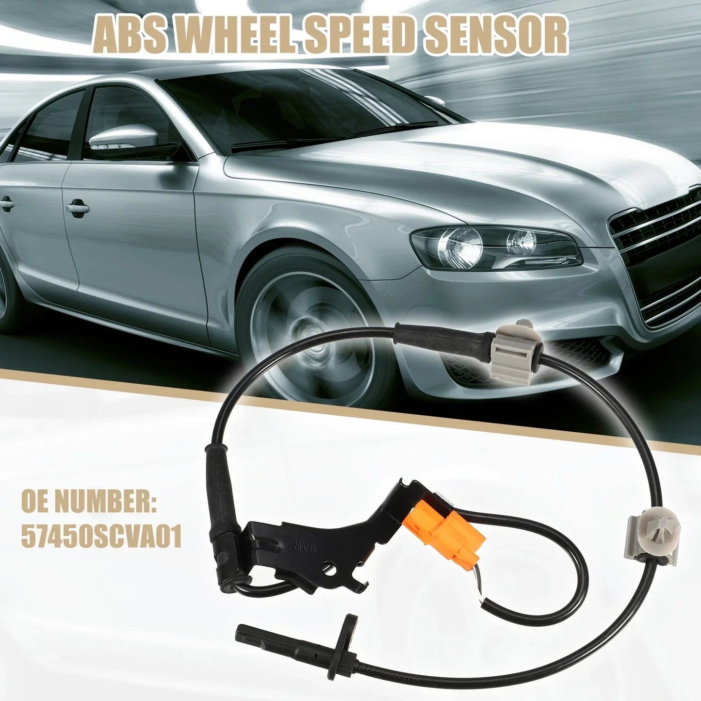 No.57450SCVA01 ABS Wheel Speed Sensor for Honda Element (2003-2011)