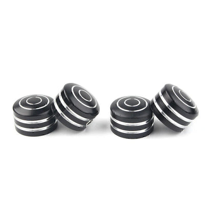 4 x Black Head Bolt Covers for Harley Sportster 883 XL (1986-2017)