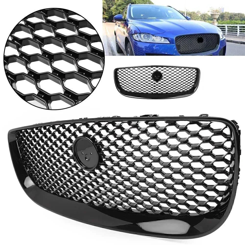 Honeycombe Mesh Front Bumper Grille for Jaguar XJ (2016-2020)