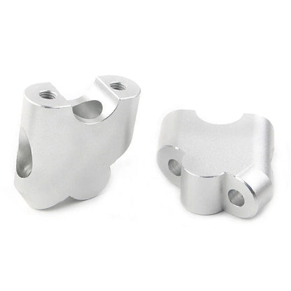 Silver Handlebar Clamp Riser for Suzuki V-Strom DL 650XT DL 1000 (2015-2020)