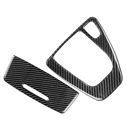 Black Gear Shift Box Panel Cover Trim for BMW 3 Series E90 E92 E93 (2005-12)