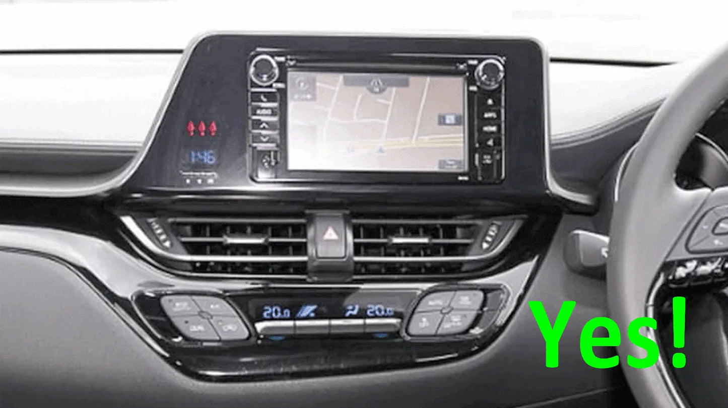 6-64GB Apple Carplay Android Auto Head Unit Upgrade for Toyota C-HR (2016-2019)