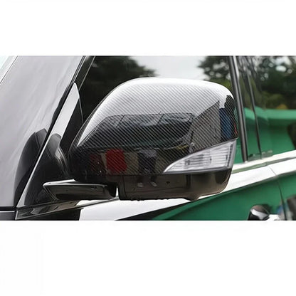 ABS Carbon Fiber Rear View Mirror Cover Trim for Nissan Armada (2017-2023)