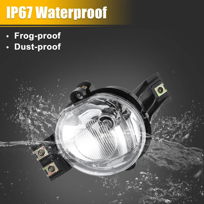 Driving Fog Lights with Bulbs for Dodge Ram 1500 2500 3500 (2010-2023)
