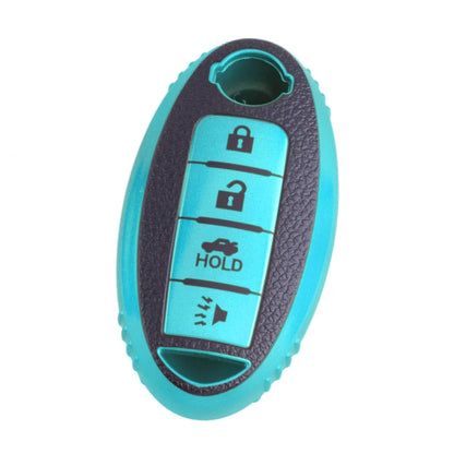 TPU 4 Button Keychain for Nissan Infiniti Q30 Q50 Q60 Q70 QX50 QX80 (2015-2023)