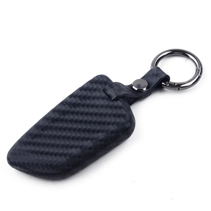 Carbon Fiber Texture Key Cover Case for BMW F45 F46 G30 G31 G32 G11 (2012-2023)
