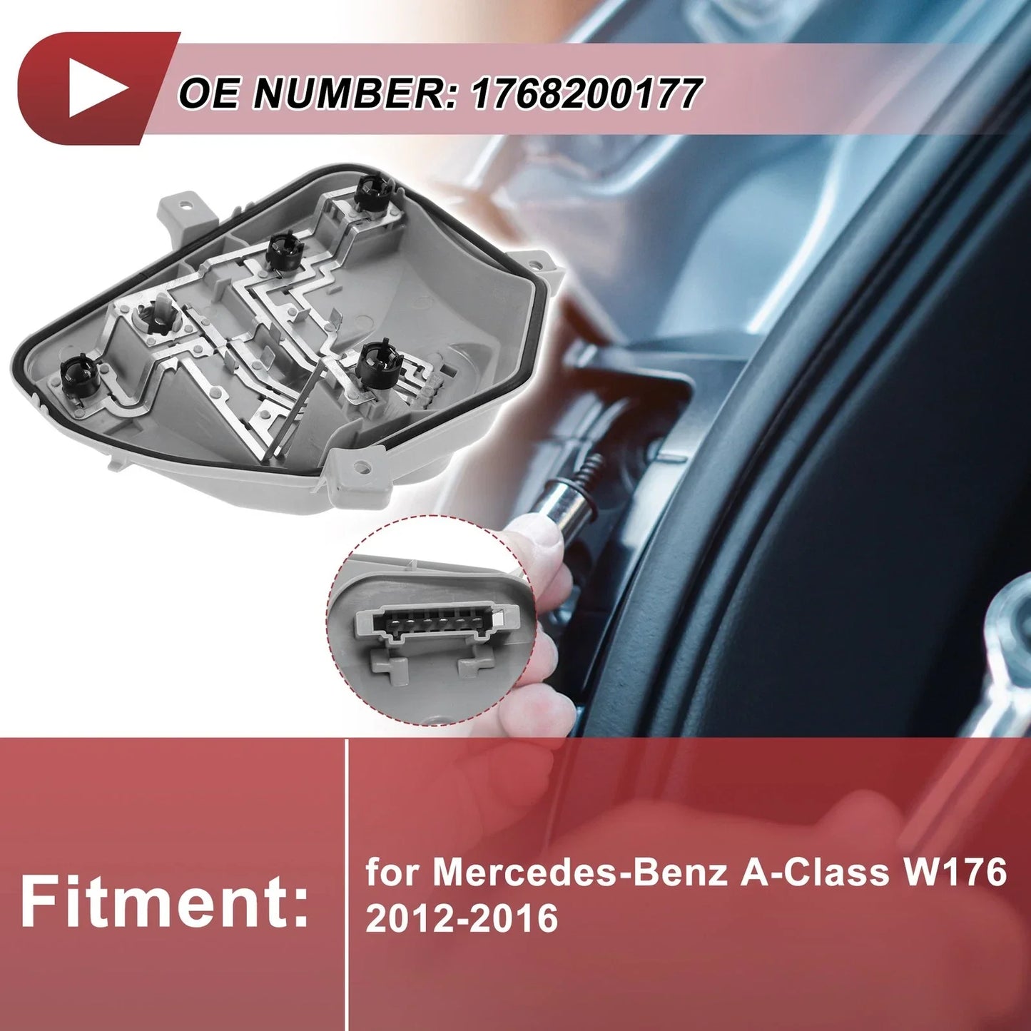 Right Tail Light Socket for Mercedes-Benz A-Class W176 (2012-2016)