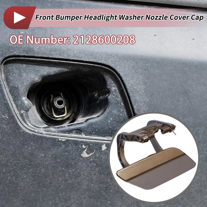 Front Right Side Bumper Headlight Washer Nozzle Cover for Mercedes-Benz E250