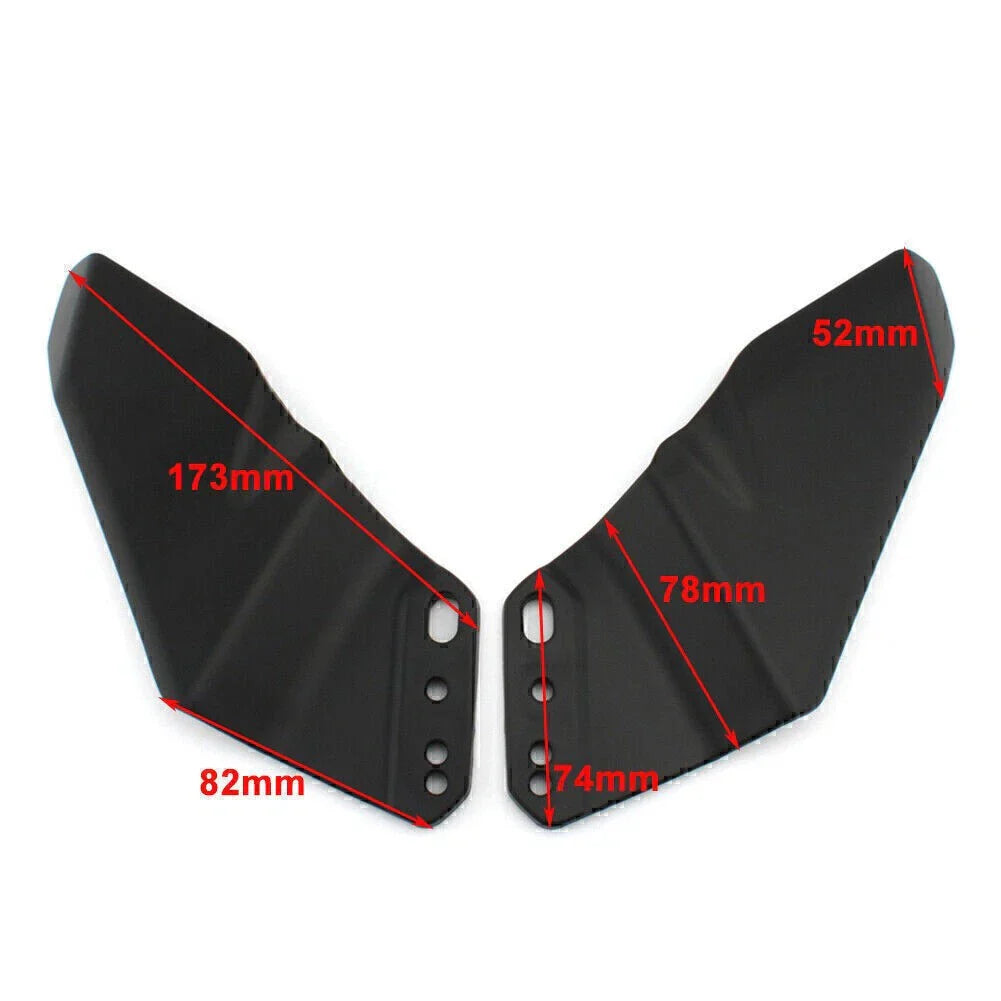 Matte Black Wing Spoiler Kit for Honda Fit, Kawasaki Fit, Suzuki