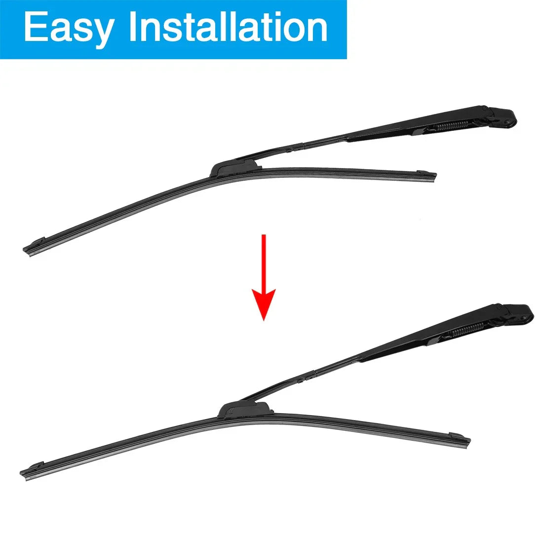 Rear Wiper Blade Arm Set 550mm 22 Inch for Honda Crosstour (2010-2016)