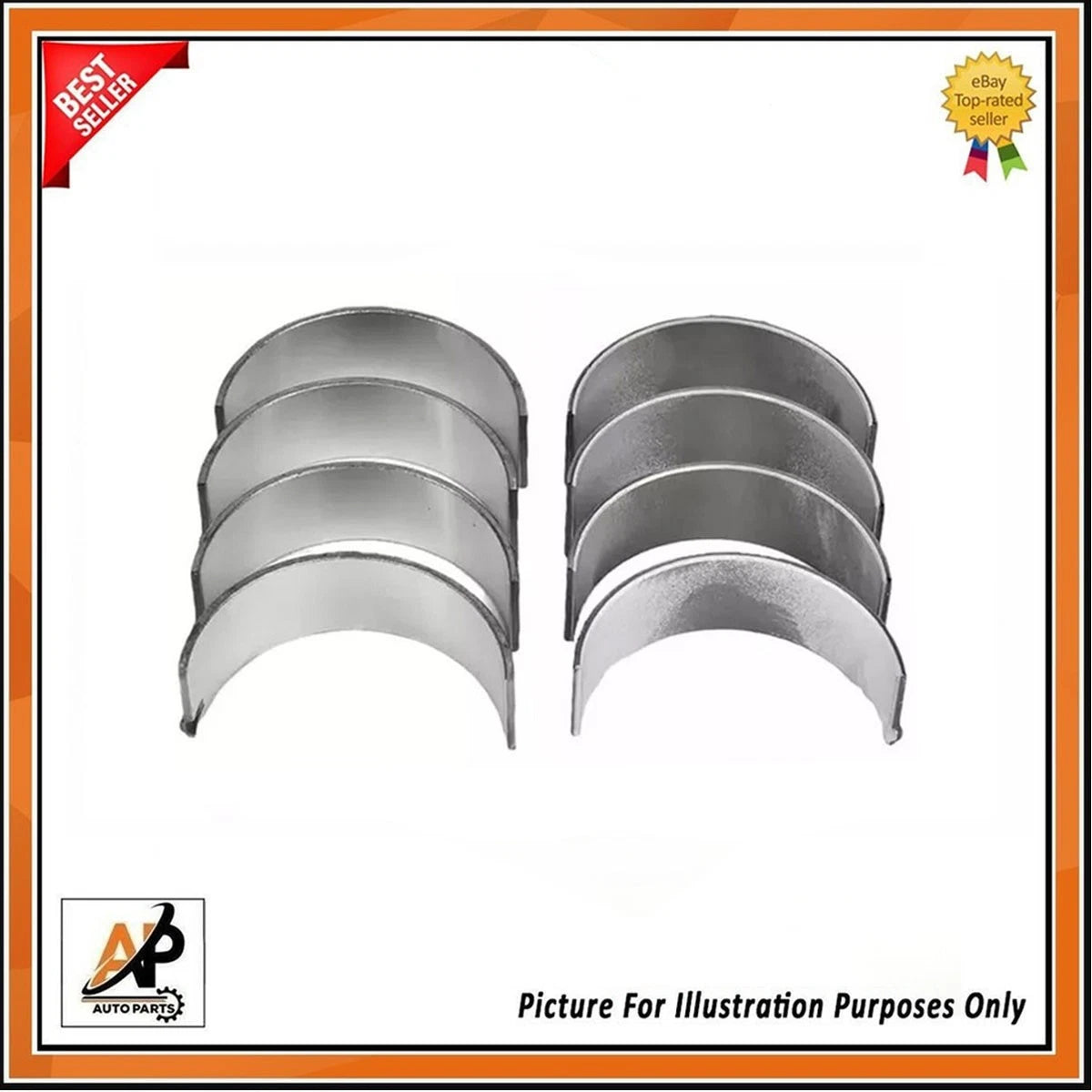 Big End Conrod Bearings Set STD for Peugeot Boxer 2.2 BlueHDi DW12 (2006–2018)