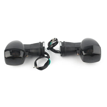 ABS Black Front Turn Signal Lights for Kawasaki ZX7R ZX9R ZX12R Ninja (1996-2006)