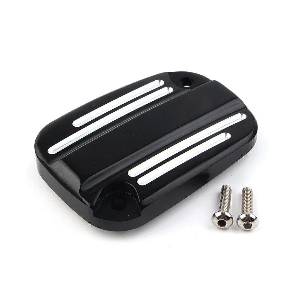 Front Stripe Brake Master Cylinder Cover for Harley Touring (2008-2013)