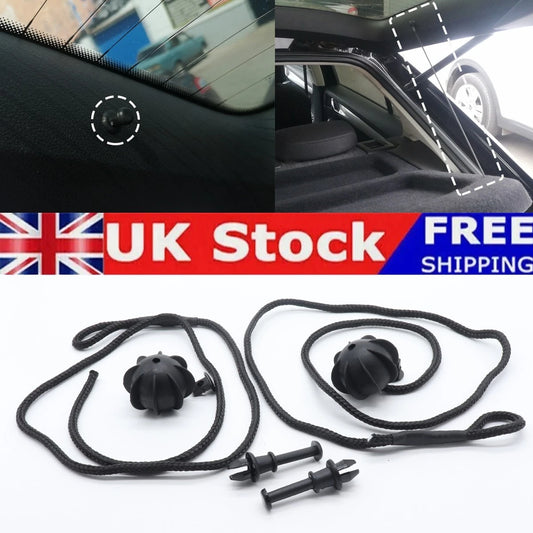 Rear Parcel Shelf String Strap Rope Replacement Kit for VW Polo MK5 MK6 (2010–2017)