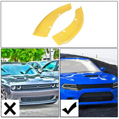 Car Front Bumper Lip Splitter Protector Yellow for Dodge Charger (2015-2023)
