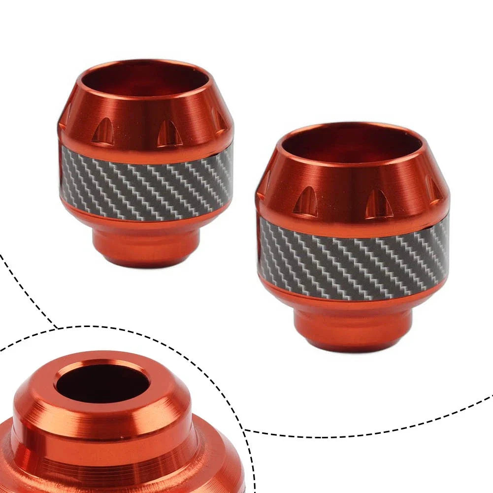 Front Fork Frame Sliders Crash Protection for Motorcycle - Orange