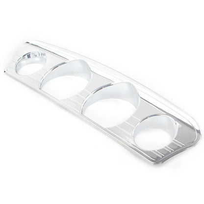 Tri Line Gauge Trim Cover for Harley Touring Electra Street Glide Ultra (2014-23)