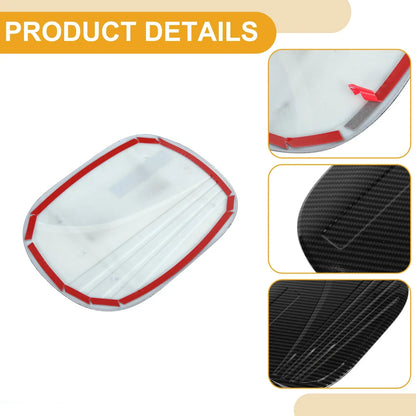 Fuel Tank Door Cap for Hyundai Tucson 2019-2020 Carbon Fiber Black
