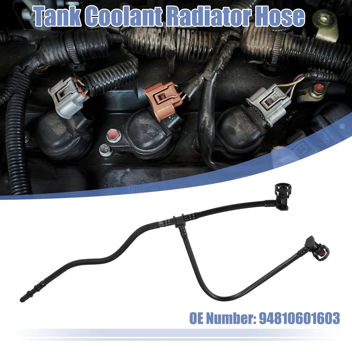 Heater Hose Radiator Expansion Tank Pipe for Porsche Cayenne (2003-2010)