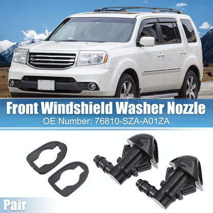 Front Windshield Washer Nozzles for Honda Pilot (2009-2015) - 2 x 76810-SZA-A01