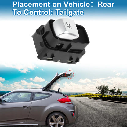 Trunk Release Switch for Mercedes C300 C400 C63 AMG Black (2015-2020)