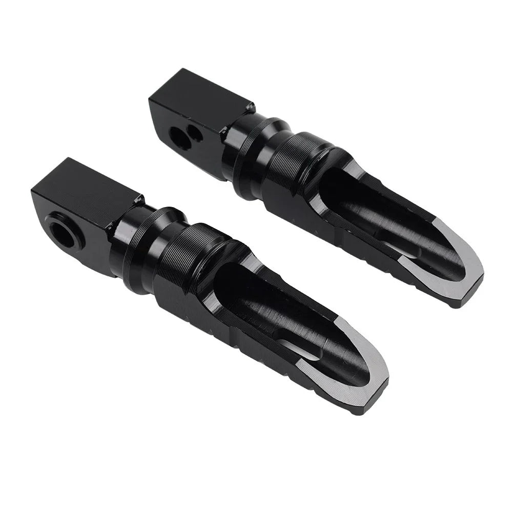 Black Rear Passenger Footrest Pegs for BMW G310GS G310R (2017-2024)