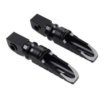 Black Rear Passenger Footrest Pegs for BMW G310GS G310R (2017-2024)