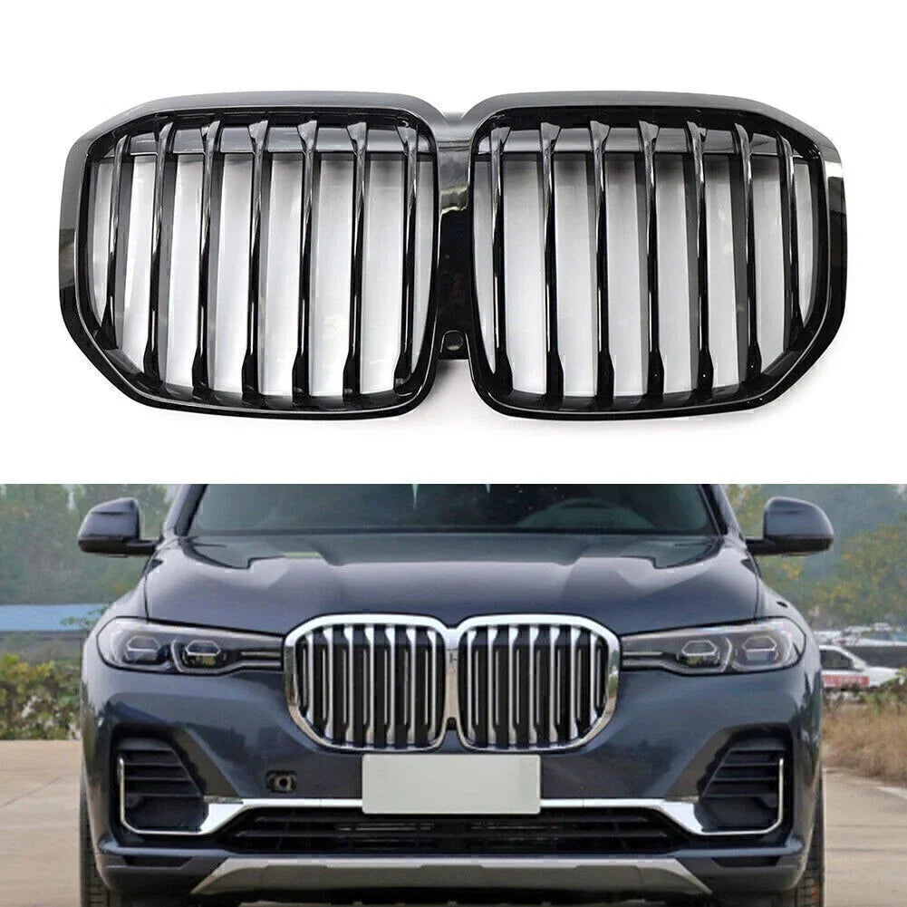 Front Kidney Grille Bumper Cover Trim for BMW X7 (2019-2022)