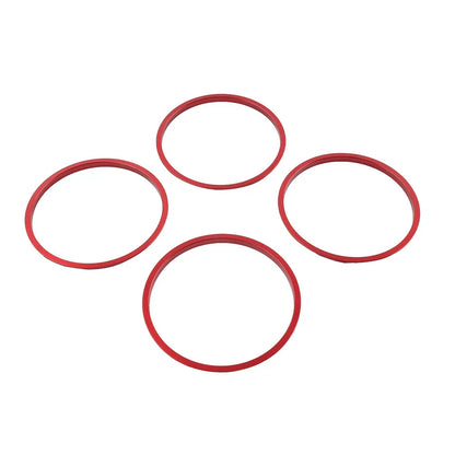 Red AC Outer Vent Trim Covers for Toyota Tacoma (2016-2022)