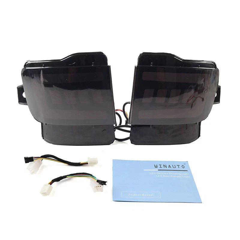 Rear Bumper DRL Turn Signal Brake Lamps for Toyota Land Cruiser LC200 (16-21)