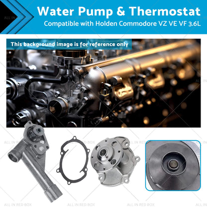 Water Pump & Thermostat for Holden Commodore VZ VE VF 3.6L (2005-2010)