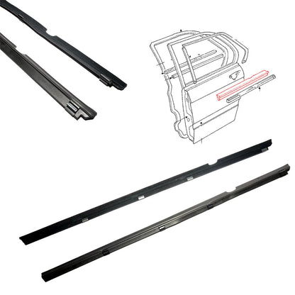 Rear Door Belt Weatherstrip for BMW 5 Series E28 M5 528e 533i 535is 524td 1981-1988