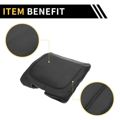 Center Console Armrest Cover for Dodge Ram Microfiber Leather (2019-2023)