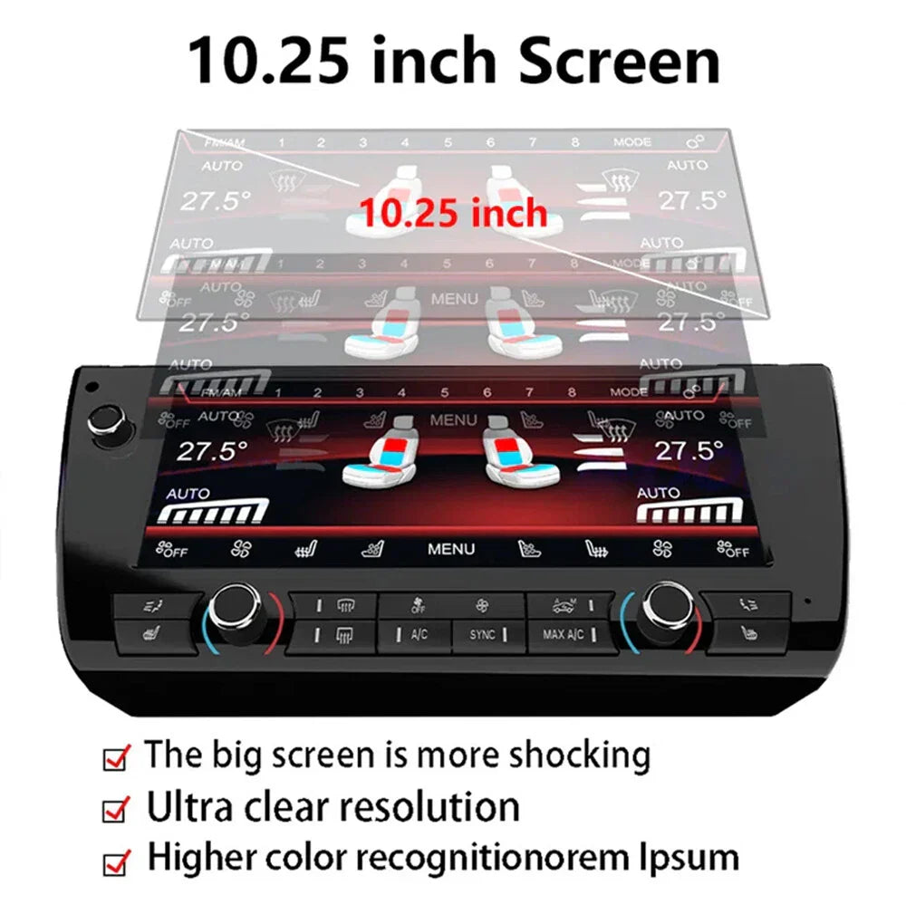 LCD IPS Touch Screen A/C Control for BMW X5 (2014-2018)