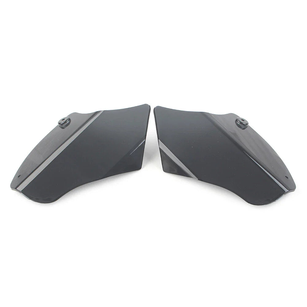 Tan ABS Plastic Saddle Shields for Harley Softail Fatboy (2000-2017)