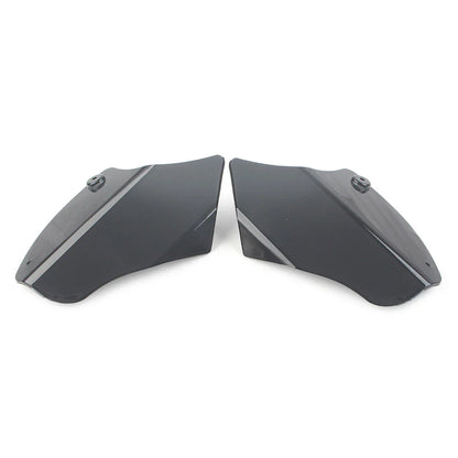 Tan ABS Plastic Saddle Shields for Harley Softail Fatboy (2000-2017)
